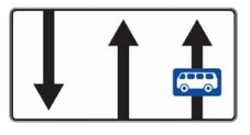 Įvažiavimas į kelią su eismo juosta maršrutiniam transportui