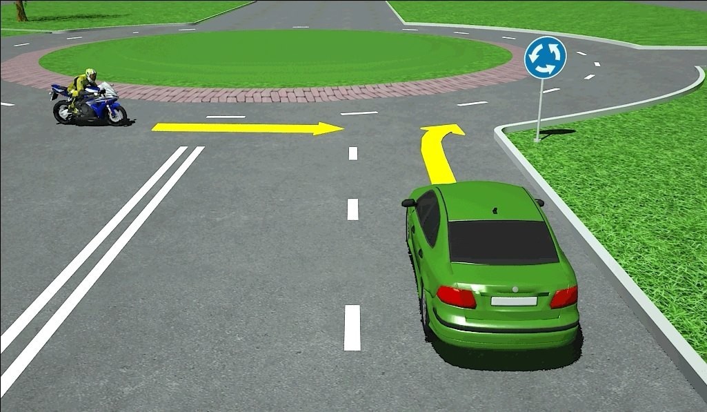 Ar turite praleisti motociklo vairuotoją?