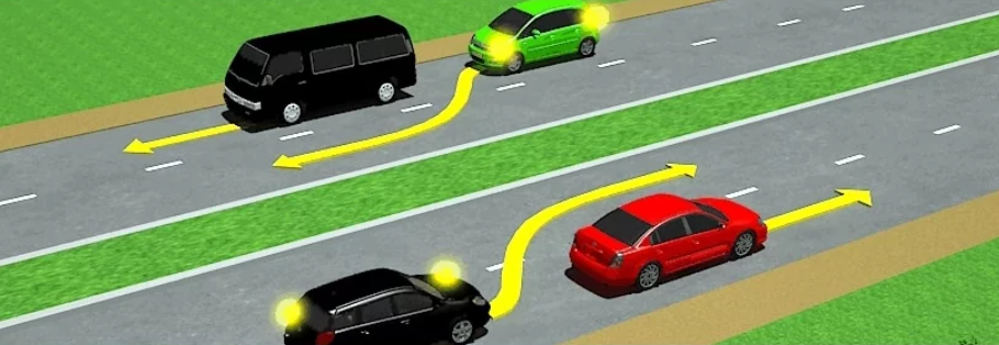 Kaip reikia teisingai aplenkti automobilį?